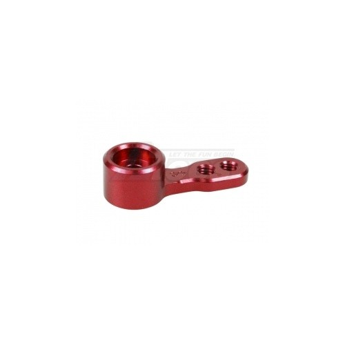 3Racing Miscellaneous All 3.0mm Aluminium Single Servo Arm For Ko Propo/Sanwa - Red
