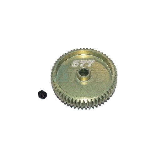 3Racing Miscellaneous All 64 Pitch Pinion Gear 57T (7075 w/ Hard Coating)