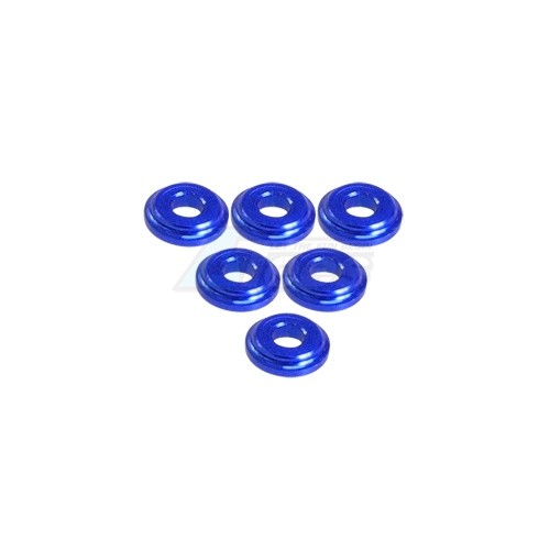 3Racing Miscellaneous All Shock Tower Shim M8 x 2mm (6pcs) - Blue