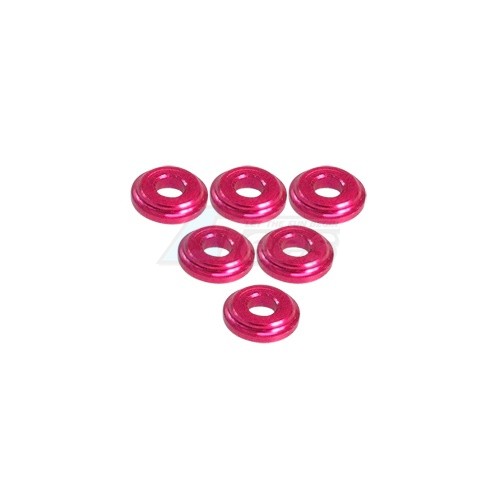 3Racing Miscellaneous All Shock Tower Shim M8 x 2mm (6pcs) - Red