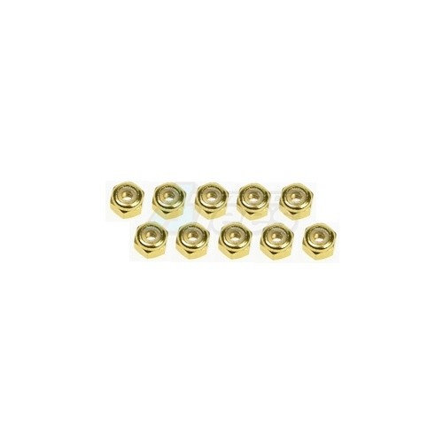 3Racing Kyosho Mini-Z AWD 2mm Aluminum Lock Nuts (10 Pcs)