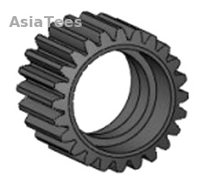 3Racing 3Racing Cactus Aluminum Idler Gear For Mid Motor 24T for Cactus