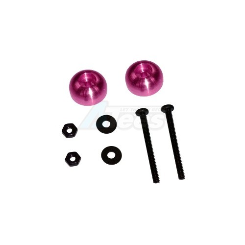 3Racing Tamiya Mini 4WD Bowl Weight 3.5g(Pink)