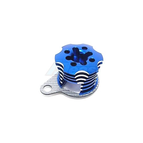 3Racing Turnigy 4WD Mini Rally Extreme Speed Control Engine Heatsink For Mini Inferno - Blue/SSG