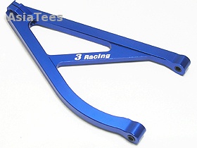 3Racing Traxxas Revo Rear Upper Suspension Arm (l) For Revo - Blue
