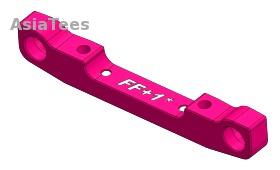 3Racing 3Racing Sakura FF 7075 Aluminum FF Suspension Mount 1 Degree