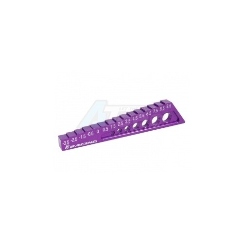 3Racing Miscellaneous All Chassis Droop Gauge -3.5 To 9.5mm - Purple