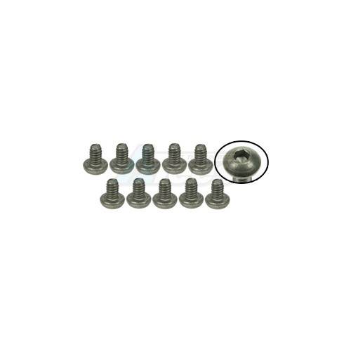 3Racing Miscellaneous All M2 x 3 Titanium Button Head Hex Socket - Machine (10 Pcs)