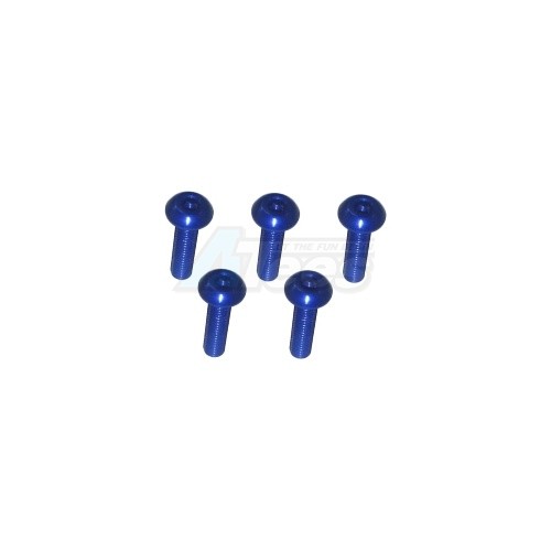 3Racing 3Racing Sakura XI Sport M3 x 12 AL7075 Button Head Hex Socket - Machine (5 Pcs) Blue