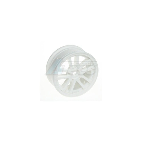 3Racing Miscellaneous All 1/10 5 Dual Spoke Rim On Road (0 Offset - 24mm) 8 pcs - White