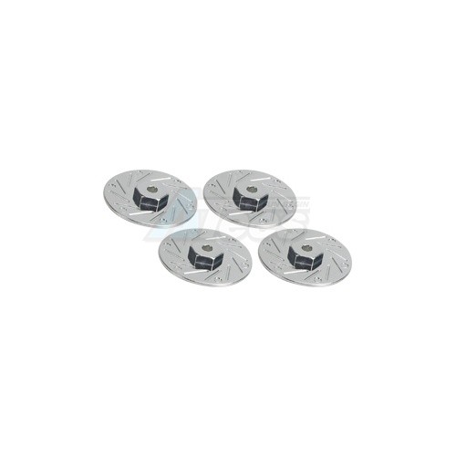 3Racing Miscellaneous All Brake Disc With 12mm Adaptor 50mm For 1/10 - Line Pattern (4pcs)