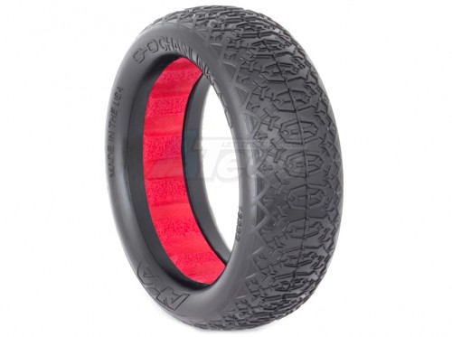 AKA Miscellaneous All 1:10 Buggy Evo Chainlink 2WD Front (Clay) W/ Red Insert (One Pair)