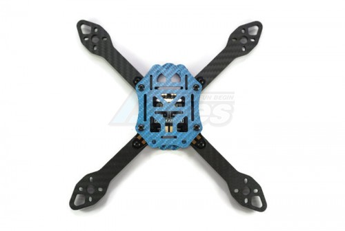 Armattan Quads Miscellaneous All SCX 200 Blue Frame with Black Carbon Fiber Arm