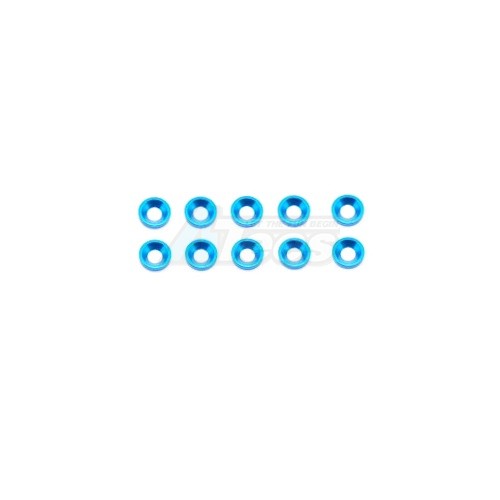 Arrowmax Miscellaneous All Aluminum M4 Countersink Washer-Blue (10)