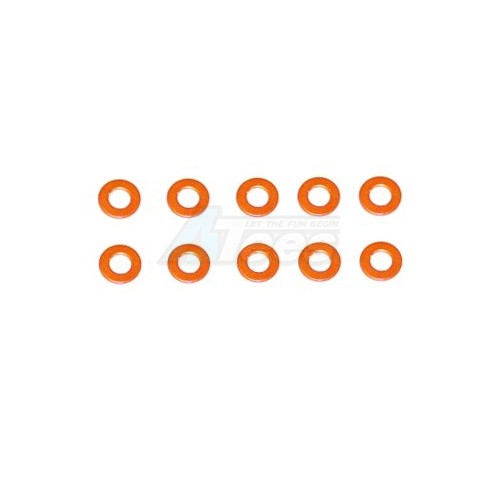 Arrowmax Miscellaneous All Aluminum Shims 3X6X0.5-Orange (10)