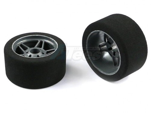 Arrowmax Miscellaneous All 1/8 Foam Tyre Rim 37MM Front 30 Shore Carbon (2) Italy