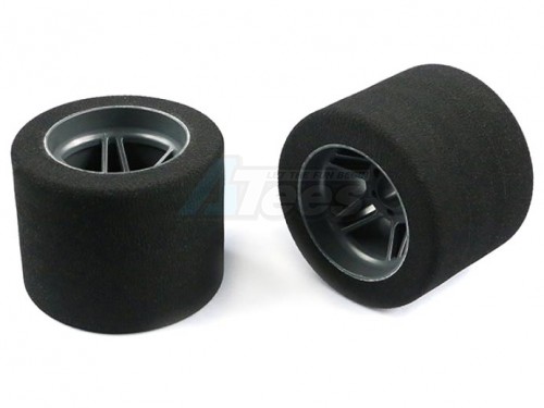 Arrowmax Miscellaneous All 1/8 Foam Tyre Rim 60MM Rear 37 Shore Carbon (2) Italy