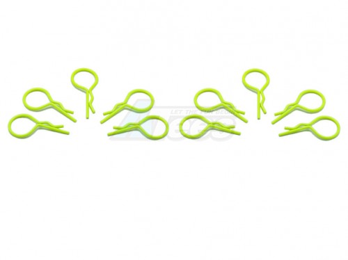 Arrowmax Miscellaneous All big body clip 1/10 - fluorescent yellow (10)