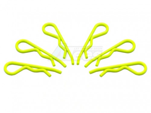 Arrowmax Miscellaneous All body clip 1/8 - fluorescent yellow (6)