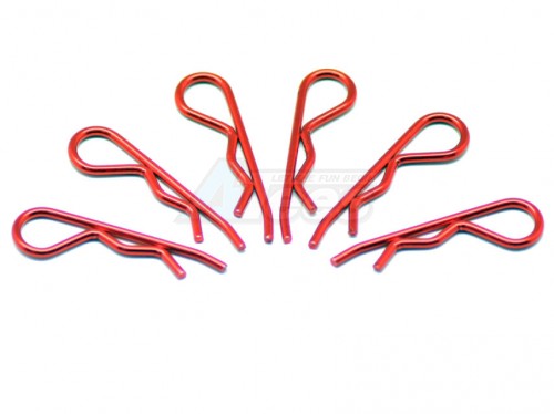 Arrowmax Miscellaneous All body clip 1/8 - metallic red (6)