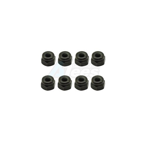 Arrowmax Miscellaneous All Nylon Lock Nuts M3 (8)