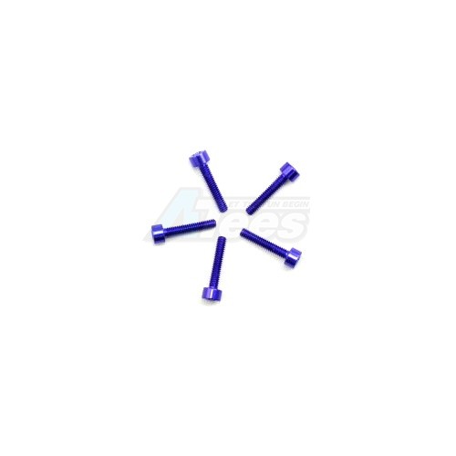 Arrowmax Miscellaneous All Aluminum Screw allen cilinder head M2.2x12 Purple (7075) (5)
