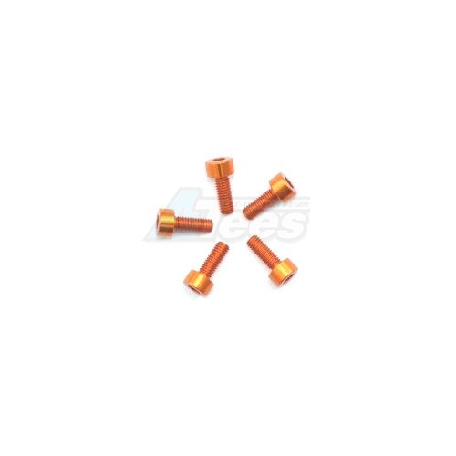 Arrowmax Miscellaneous All Aluminum Screw allen cilinder head M3x8 Orange (7075) (5)