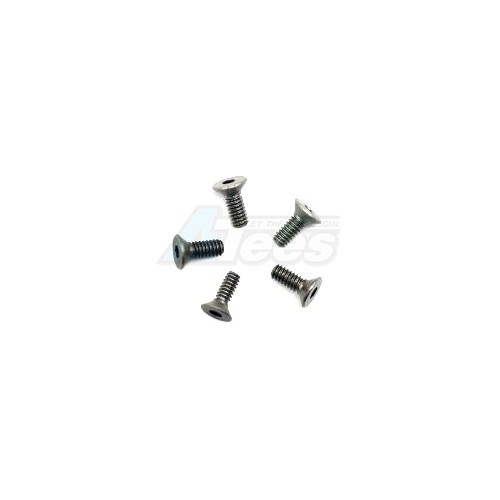 Arrowmax Miscellaneous All Aluminum Screw allen countersunk M2.2x6 Gray (7075) (5)