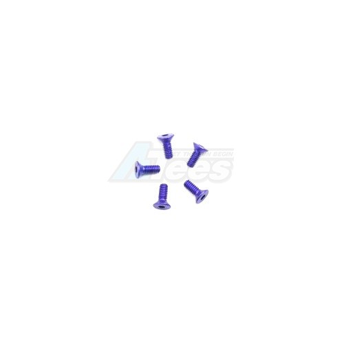 Arrowmax Miscellaneous All Aluminum Screw allen countersunk M2.2x6 Purple (7075) (5)