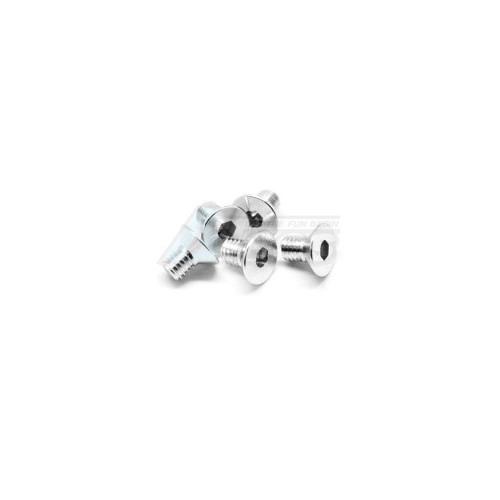 Arrowmax Miscellaneous All Aluminum Screw allen countersunk M3x5 Silver (7075) (5)