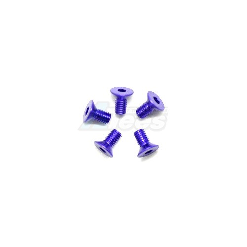 Arrowmax Miscellaneous All Aluminum Screw allen countersunk M3x6 Purple (7075) (5)