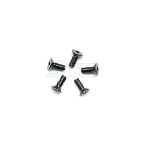 Arrowmax Miscellaneous All Aluminum Screw allen countersunk M3x8 Gray (7075) (5)