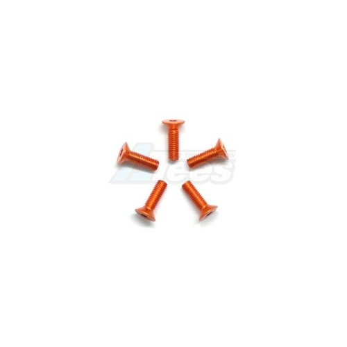 Arrowmax Miscellaneous All Aluminum Screw allen countersunk M3x10 Orange (7075) (5)