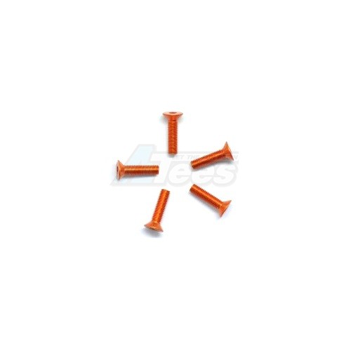Arrowmax Miscellaneous All Aluminum Screw allen countersunk M3x12 Orange (7075) (5)