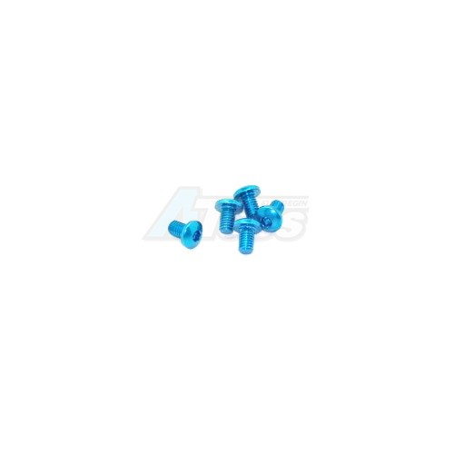Arrowmax Miscellaneous All Aluminum Screw allen roundhead M3x5 Blue (7075) (5)