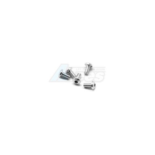 Arrowmax Miscellaneous All Aluminum Screw allen roundhead M3x6 Silver (7075) (5)