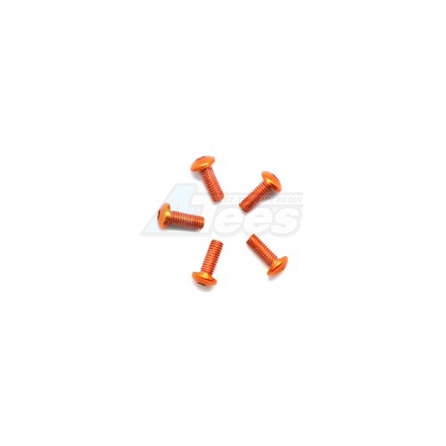 Arrowmax Miscellaneous All Aluminum Screw allen roundhead M3x8 Orange (7075) (5)