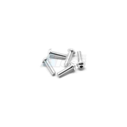 Arrowmax Miscellaneous All Aluminum Screw allen roundhead M3x10 Silver (7075) (5)