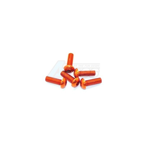 Arrowmax Miscellaneous All Aluminum Screw Allen Roundhead M4x12 Orange (7075) (5)