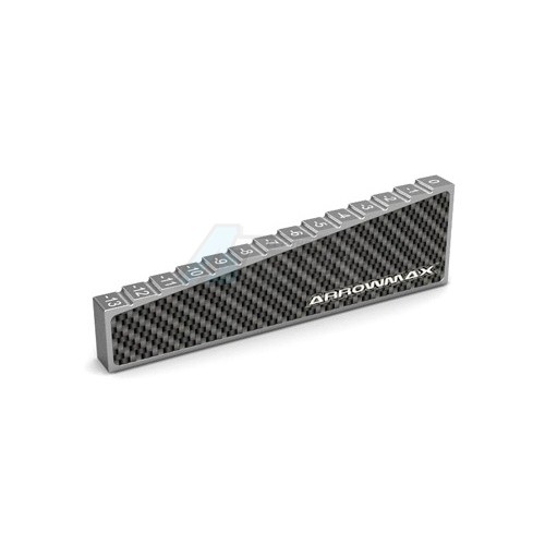 Arrowmax Miscellaneous All Chassis Droop Gauge 0 To -13 MM For 1/8 Off-Road & Truggy (30MM)