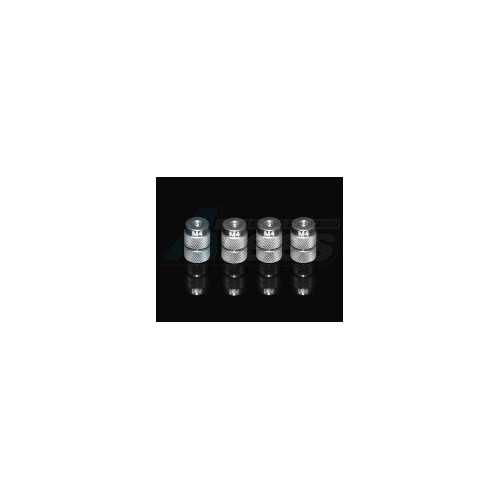 Arrowmax Miscellaneous All 4MM Alu Nut For 1/10 Set-Up System (4)