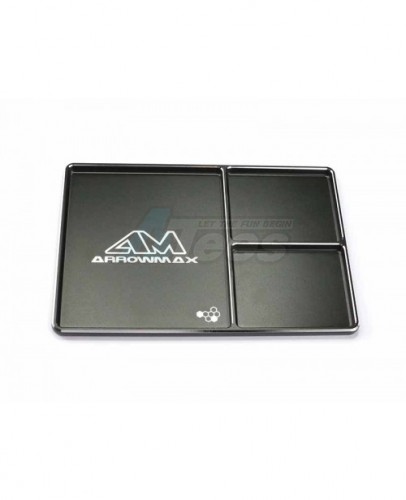 Arrowmax Miscellaneous All Multi Alu Case For Screws (180X120X8mm) Black Golden