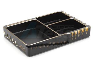 Arrowmax Miscellaneous All Multi Alu Case For Screws (120X80X18MM) Black Golden