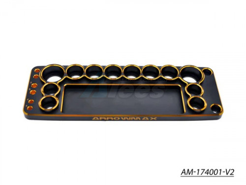 Arrowmax Miscellaneous All Tools Base For 1/10 Cars Black Golden V2