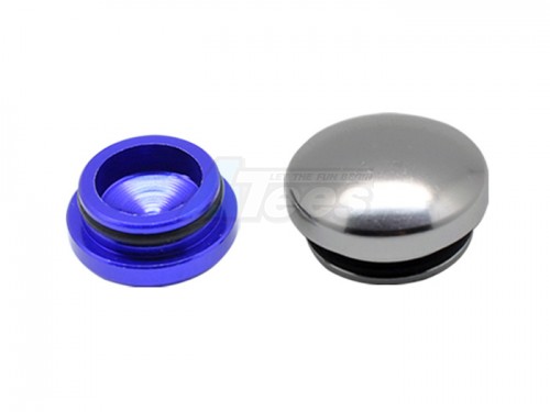 Arrowmax Miscellaneous All 18MM Purple & 22MM Silver Aluminum End Cap (2)