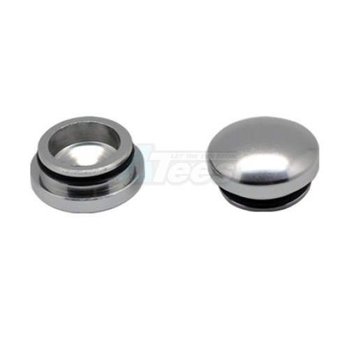 Arrowmax Miscellaneous All 14MM Aluminum End Cap - Silver (2)