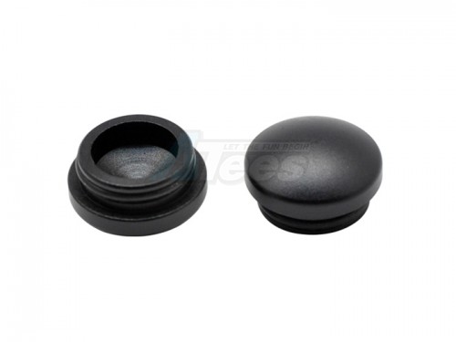 Arrowmax Miscellaneous All 18MM Aluminum End Cap - Black (2)