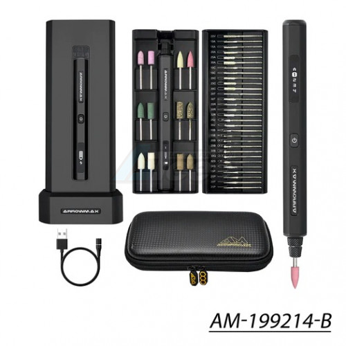Arrowmax Miscellaneous All SGS PRO PLUS Smart Electric Engraving & Polishing Pen Black