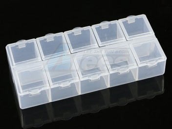 Arrowmax Miscellaneous All 10-Compartment Parts Box (132 X 58 X 20mm)