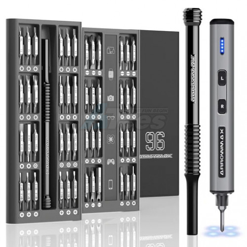 Arrowmax Miscellaneous All SES Mini Electric Screwdriver (96+6) Space Gray